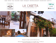 Tablet Screenshot of lacasettagoa.com